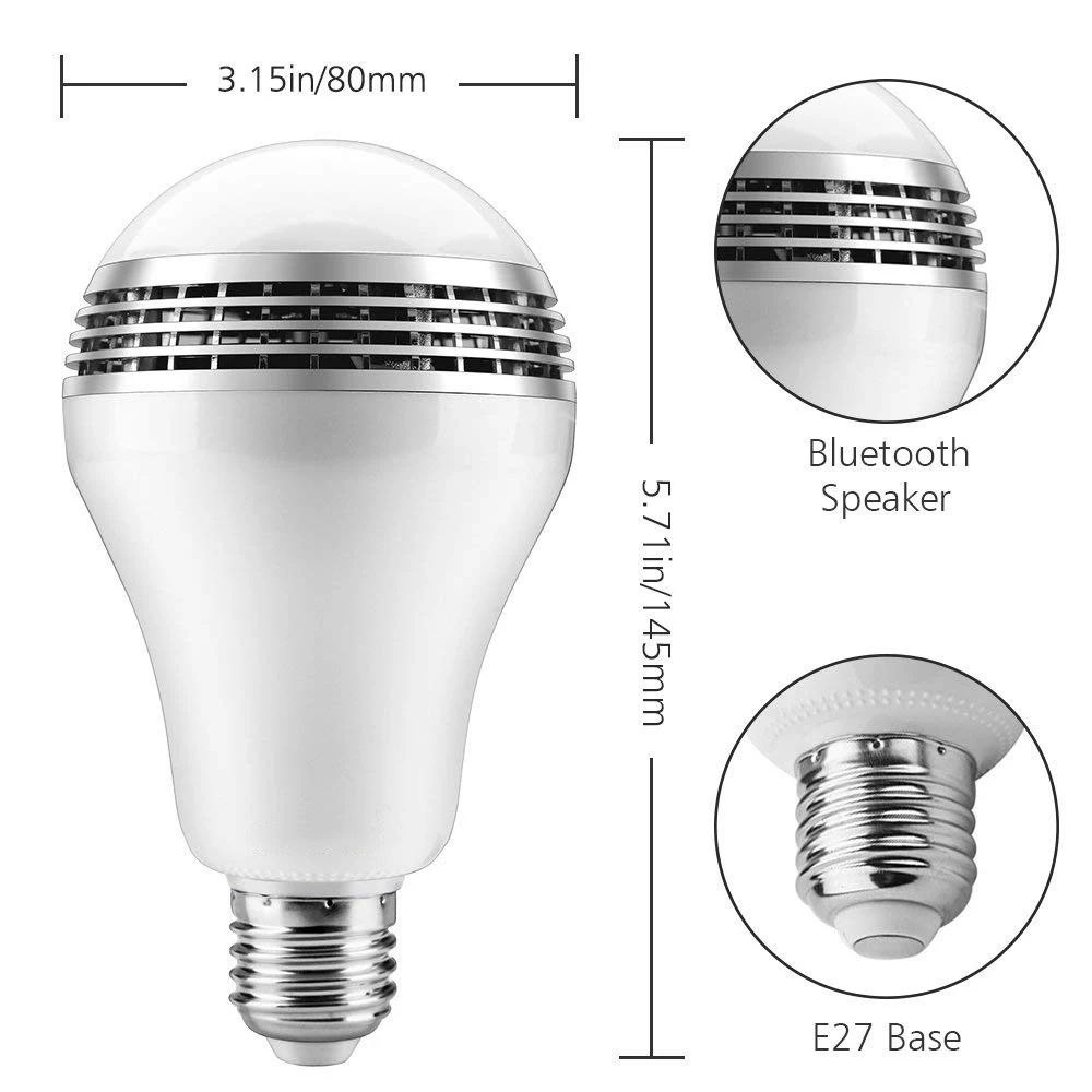 ADDKEY Bluetooth умный динамик 21 LED белый + RGB лампа умная Музыка Аудио пульт