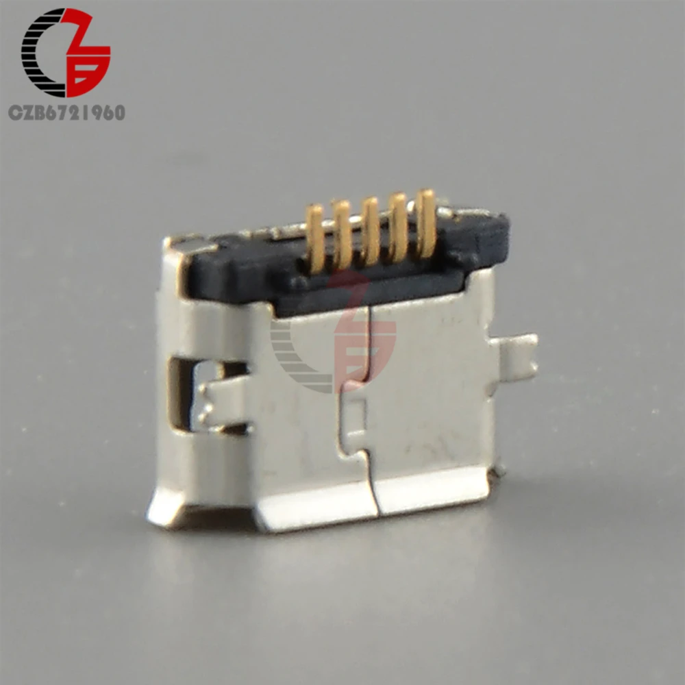 10 шт. Тип B Micro USB 5P 5-контактный Micro USB разъем 5 контактов Micro USB разъем DIY