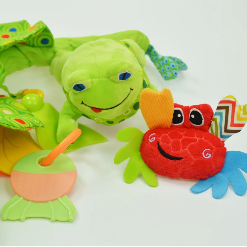 Meng с рисунком медведя детские погремушки игрушки мобильные телефоны Гибкие