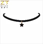 Новое поступление, Модный черный, бархатный, кожаный колье, колье с черным крестом, чокеры, ожерелья для женщин, ювелирные изделия