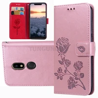 oukitel c12 pro case protection stand style pu leather flip silicone back cover for oukitel c 12 pro mobile phone wallet capa