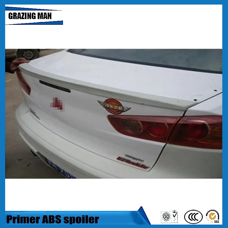 ABS Праймер Неокрашенный спойлер для заднего багажника Lancer EX | Автомобили и