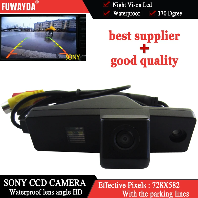 

Система помощи при парковке FUWAYDA для SONY CCD HD Автомобильная камера заднего вида с ночным видением для Toyota Highlander Kluger Lexus RX300