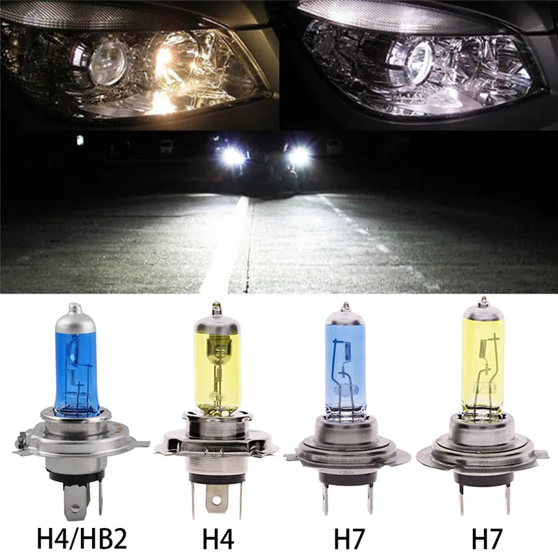 2 шт. Автомобильные светодиодные лампы H4/HB2 9003 100 лм 6000 Вт 263772 к|Передние LED-фары для