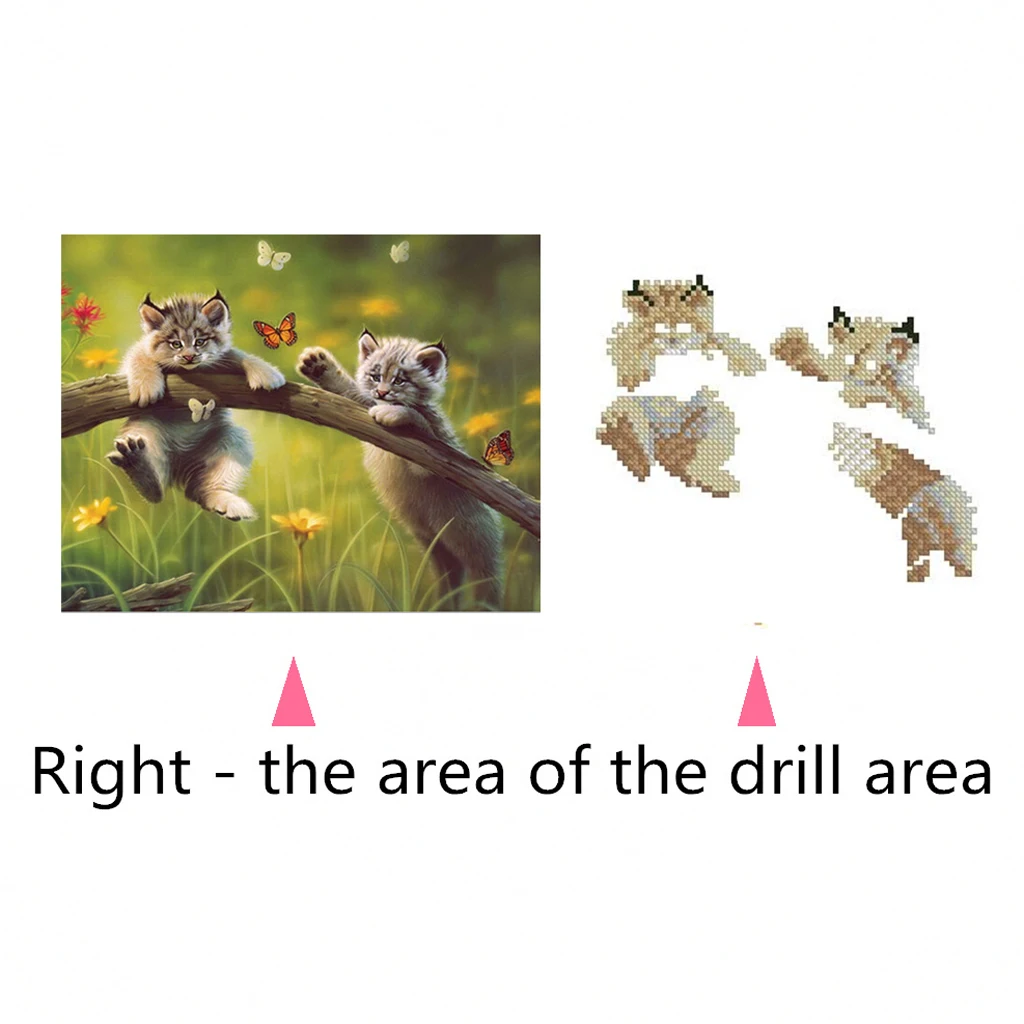 Картина из страз 5D &quotсделай сам&quot вышивка с котом и деревом животные крестиком