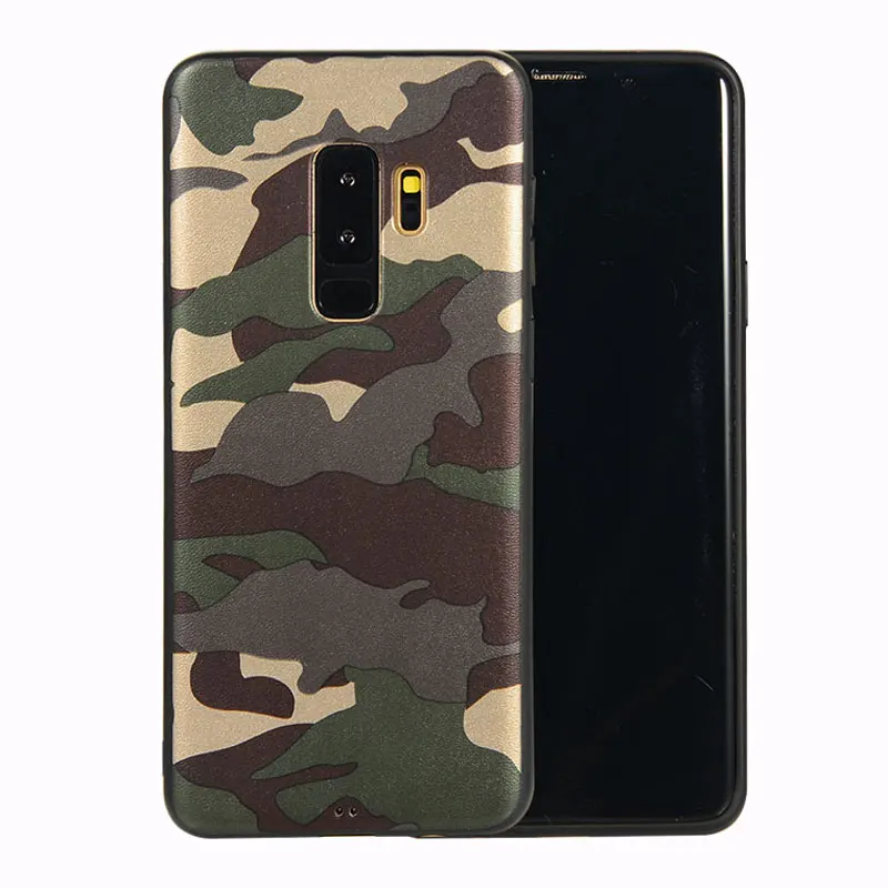 JIATEXIN камуфляж серии для samsung Galaxy S9 + Plus Мягкие TPU шаблон крышка Капа Fundas |