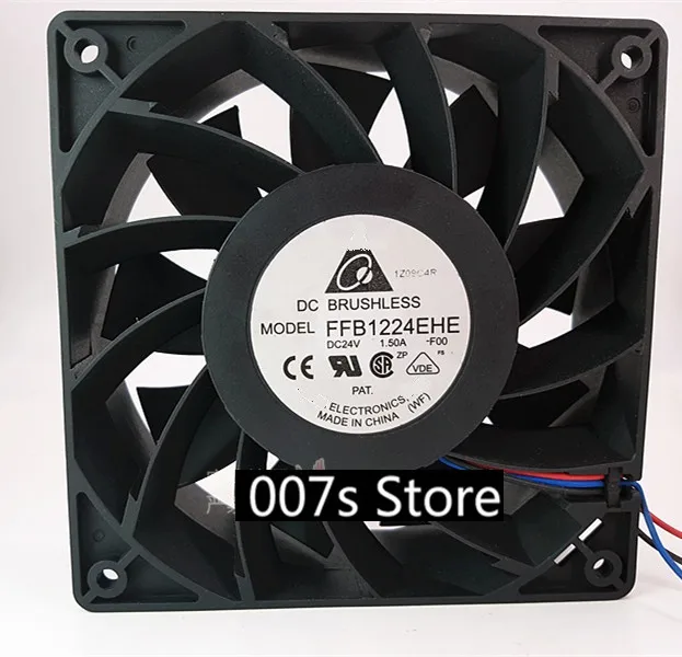 

Радиатор охлаждения Вентилятор Для Delta FFB1224EHE 12 см 120 мм 12038 24V 1.5A ветер Ёмкость Ctrong Ветер Инвертор сервер