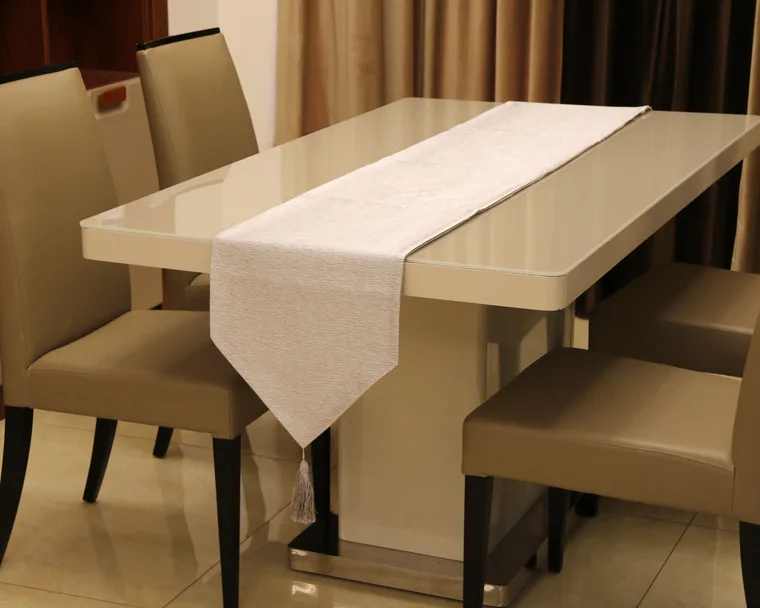 Горд розовый серебряный цвет Настольный флаг настольная дорожка скатерть чистый цвет скатерть настольный флаг 30*210 кровать флаг предметы домашнего обихода