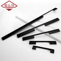 Super Long Black Handles Modern 1000mm Furniture Handles Cabinet Door Kitchen Cabinet Knobs Pulls Drawer Wine Cabinet Hardware