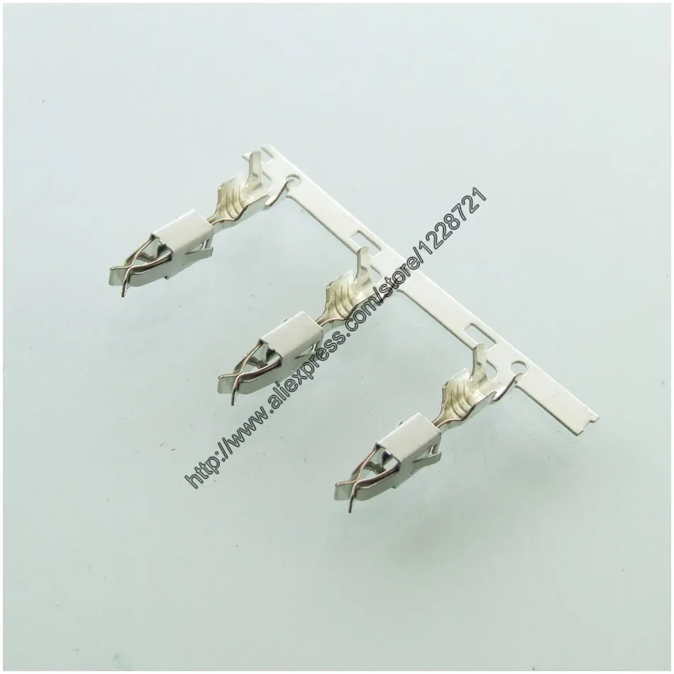 

100Pcs SEALED Automotive Crimping terminals (pins) Stainless steel Locking Lance for audi VW Skoda Seat Repair Wire