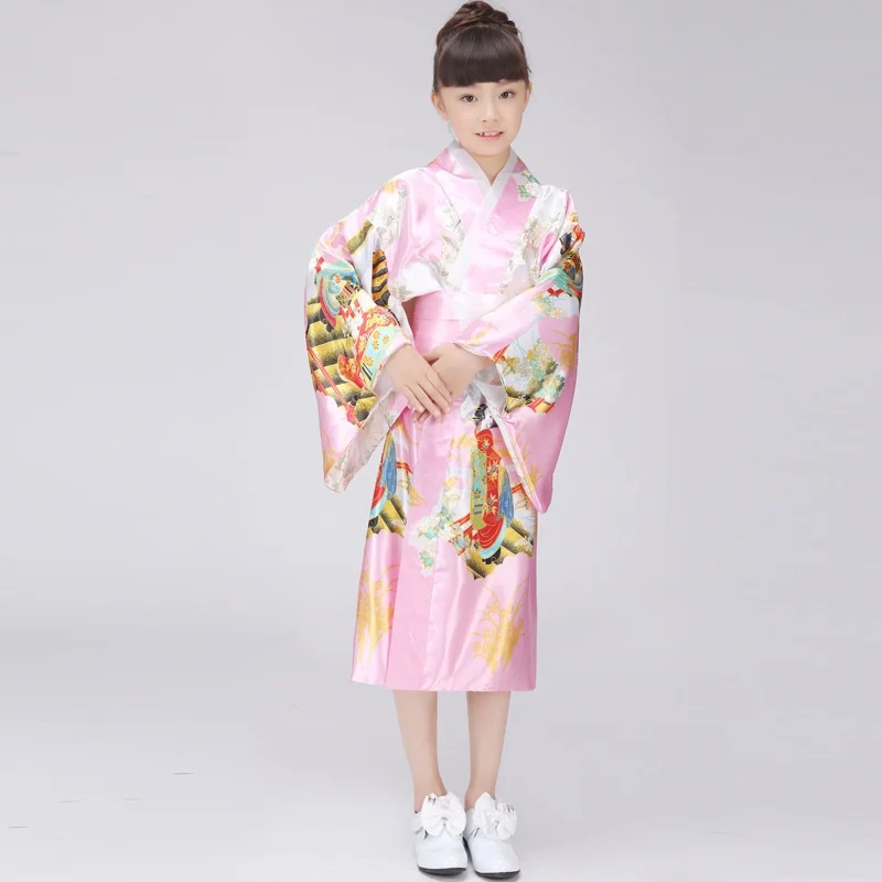 Женское кимоно Yukata 2018 традиционное японское платье для косплея obi haori японская