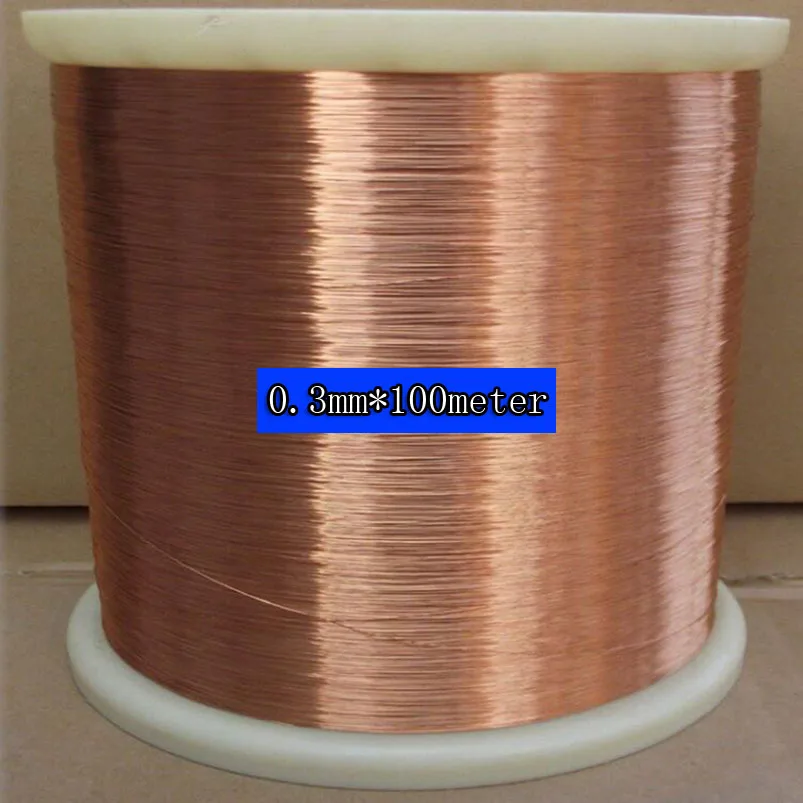 0.3 MM 100m/ pc, QA-1-155 New Polyurethane Enameled Copper wire