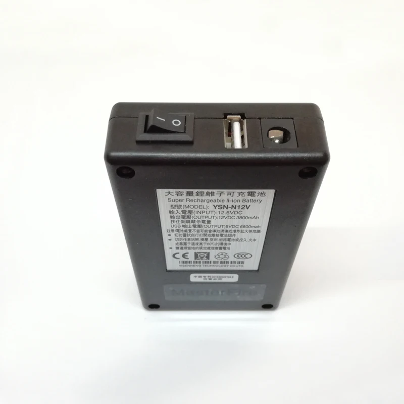 MasterFire Новый DC 12V/3800mAH USB 5V/5600mAH литий-ионный аккумулятор для камеры видеонаблюдения
