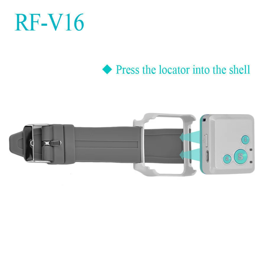 Мини gps трекер для детей RF V16 Бесконтактный 2G GSM GPS локатор 12 дней в режиме ожидания