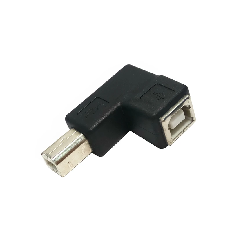 90 градусов угол L Тип USB 2 0 B адаптер Папа мама разъем для принтера jack|usb 2.0 b|usb type busb