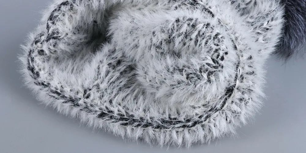 Женская зимняя шапка с помпоном из лисьего меха|Женские Skullies и шапочки| |