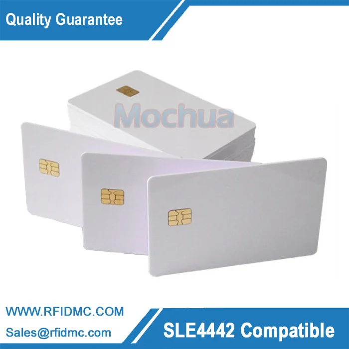 Контактный Чип SLE4442 ISO7816 PVC Smart IC Card -10 шт.