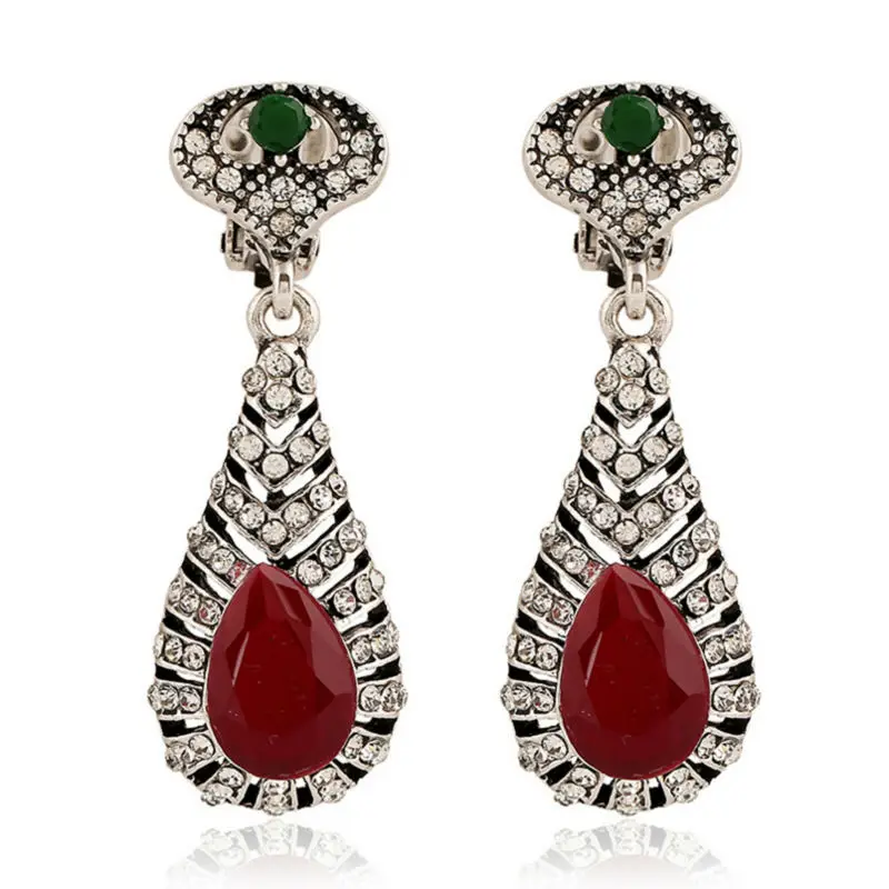 Женские серьги-клипсы без отверстий ювелирные изделия из искусственной смолы с