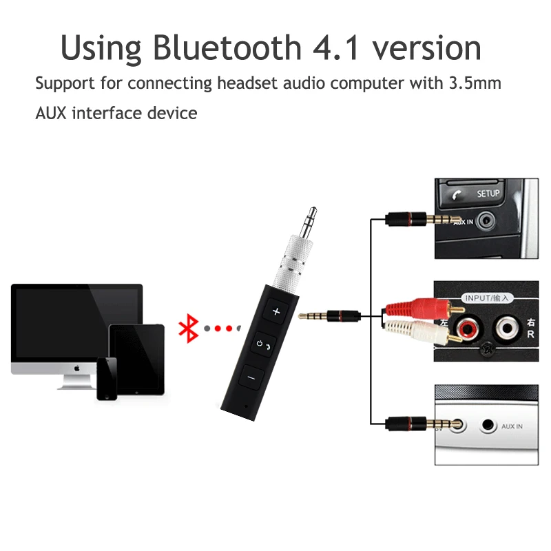 DAONO универсальные 3 5 мм автомобильные Bluetooth наушники гарнитура аудио музыкальный
