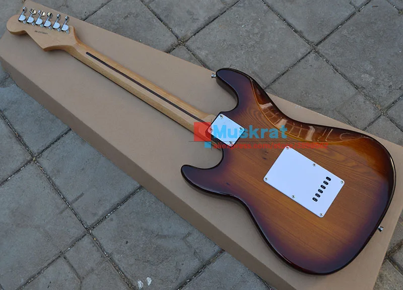 В наличии! Электрическая гитара ST Elm The sunset color бесплатная доставка 6 струн гитары