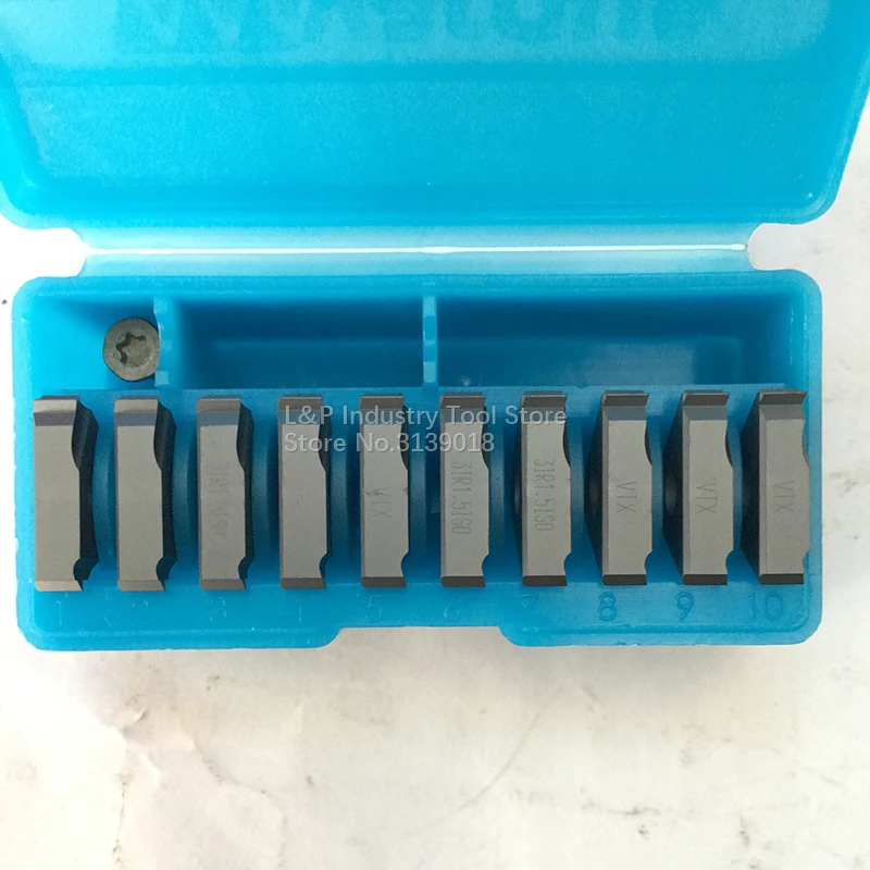 Новый оригинальный Vargus Vardex 3IR 1.5ISO VTX резьбовые карбидные вставки 1 5 ISO режущее