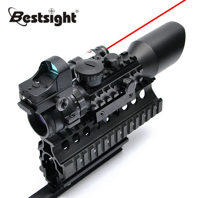 3-10X42E M9C красный точечный прицел с широким полем для наблюдения за птицами сейсмический и Ночной прицел для охоты