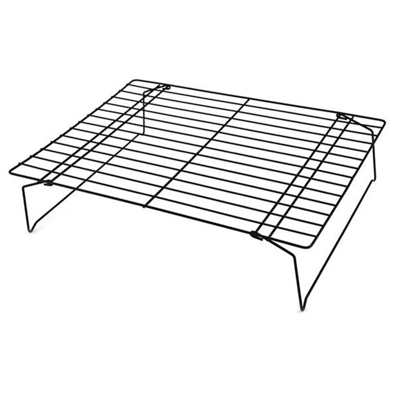 3-слойная Штабелируемая стойка для охлаждения торта металлическая печенья