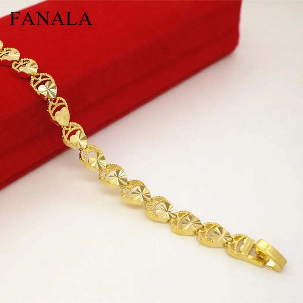 Форма Для женщин Мода Повседневное сердце новый цепь браслет Шарм Браслет |