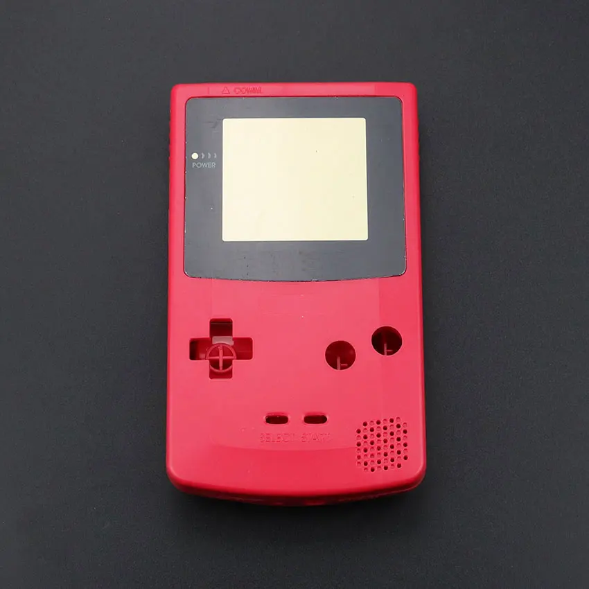 ChengHaoRan для GBC полный корпус оболочка Крышка для nintendo GameBoy цвет Ремонт Часть корпус оболочки пакет с кнопками винт - Цвет: Red