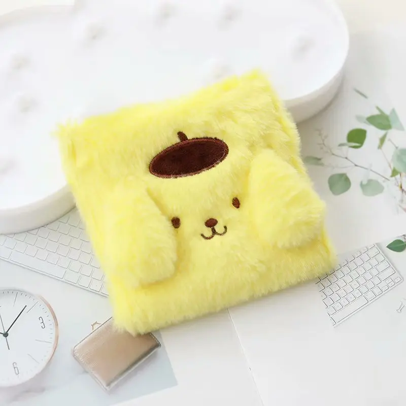 Черный 12 см новые милые My melody Kitty Плюшевые монет Сумки мультфильм животных Peguins кролика плюшевые сумки для девочек Подарки - Цвет: Черный