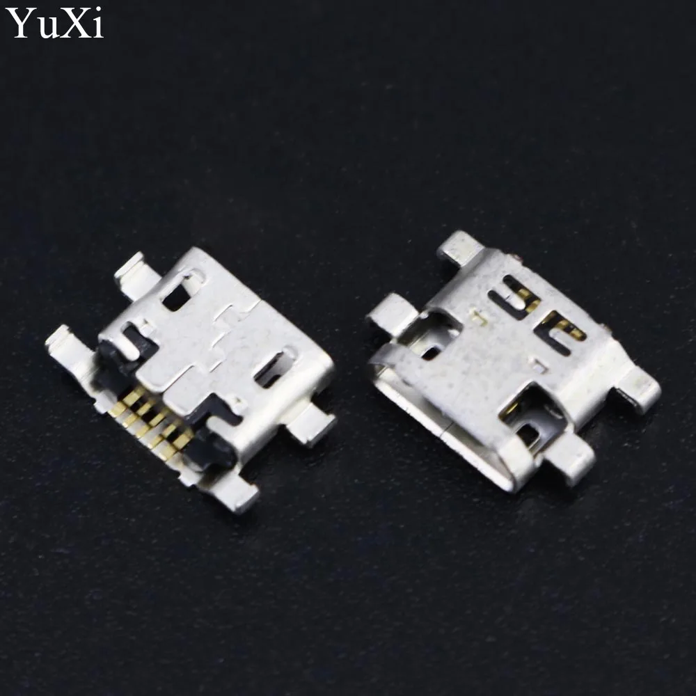 YuXi 10 шт. микро USB разъем для Huawei H60 L01 L02 Honor 6 5pin женский мини usb зарядки|Соединители| |