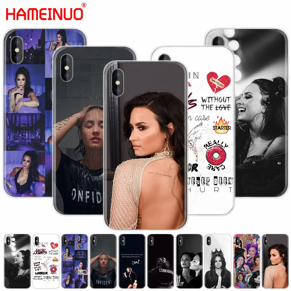 Чехол для мобильного телефона HAMEINUO Demi Lovato iphone X 8 7 6 4 4S 5 5S SE 5c 6s plus|Бамперы| |