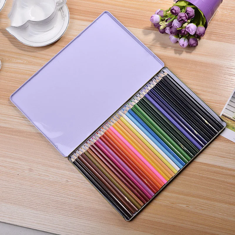 36 Цвета Книги по искусству поставки Цветные карандаши aquarela Ляпис de Cor