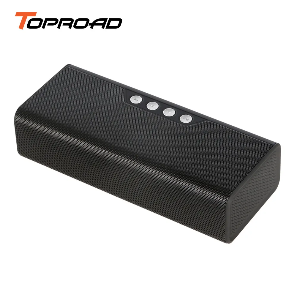 TOPROAD сабвуфер Bluetooth динамик с зарядным устройством 4000 мАч стерео беспроводной FM