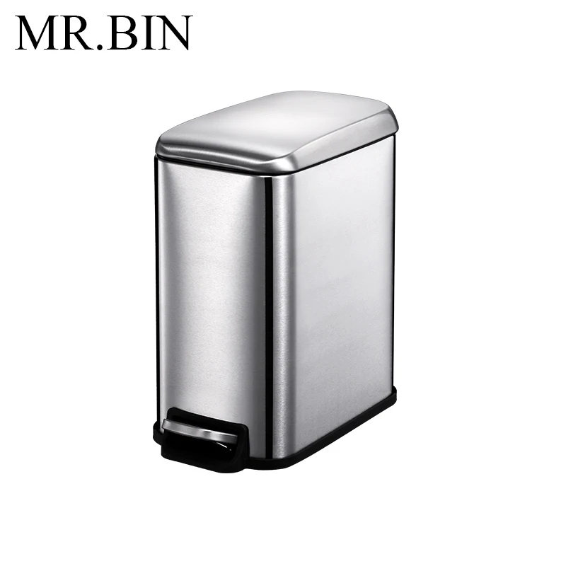 MR. BIN 5L Нержавеющая сталь педаль мусорный бак с Съемный внутренний Nordic простой