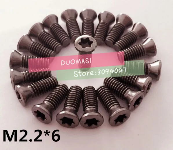 

10pcs M2.2*6mm CNC lathe tool spare screws Torx screws