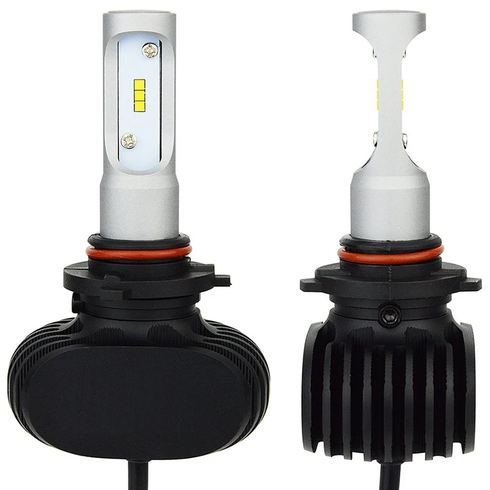 1set 9005 HB3 9006 HB4 H1 H11 H4 H7 Led Auto Car Headlight S1 N1 50W 8000LM 6000K Automobile Bulb All In One CSP Lumileds Lamp | Автомобили