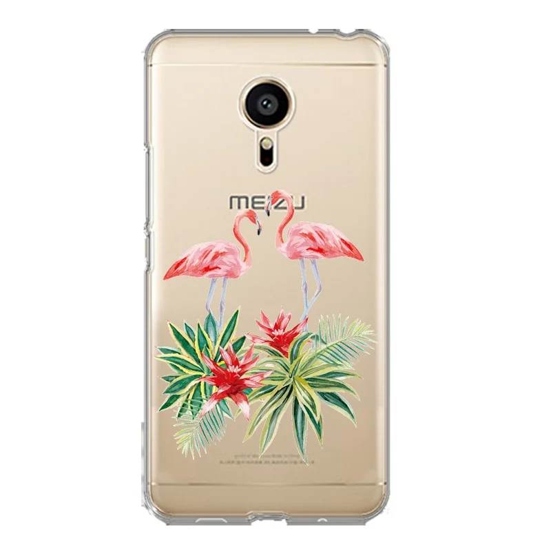 Чехол из ТПУ с цветочным принтом для телефона meilan MX6 pro6 U20 U10 A5 M5 M5S E E2 Flamingo Star Fundas