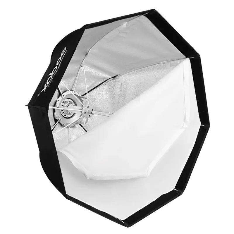 Профессиональный портативный восьмиугольный Зонт Godox UE-120CM Softbox с креплением Bowens