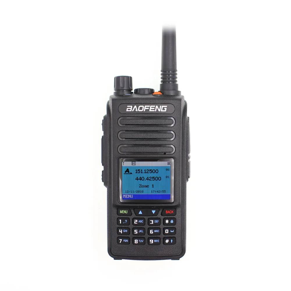 Baofeng DM-1702 Walkie Talkie VHF UHF 136-174 & 400-470MHz Dual Band Dual Time Slot Tier 1&2 Digital Radio DM1702