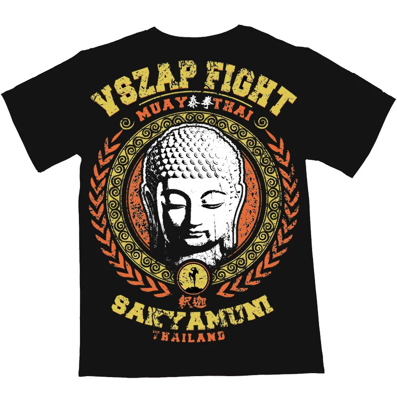 VSZAP Sakyamuni боксерские футболки для мужчин MMA Kick Boxing camisetas muay thai трикотажные бокса