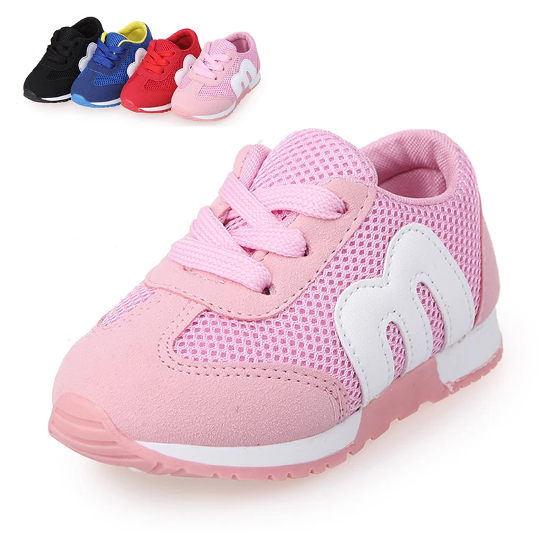 

Girls Shoes 2019 Letter M Toddler Boys Shoes Sneakers Air Mesh Sport Little Girl Shoes Spring Autumn Casual Sneakers Baby Shoes