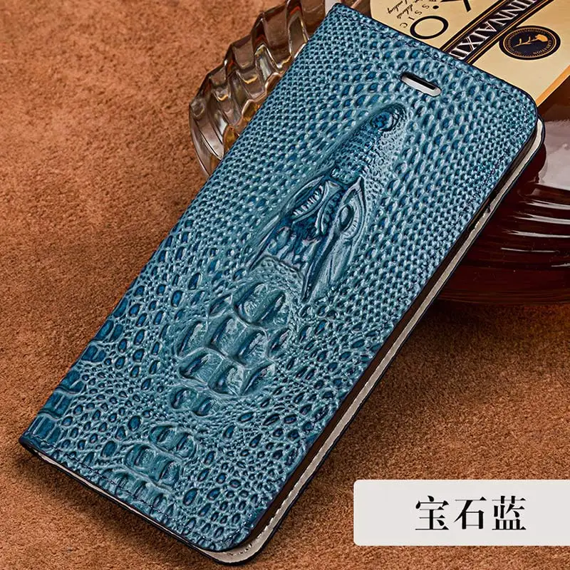 blue Чехол-книжка из натуральной кожи для телефона iPhone 11 11 Pro 11 Pro Max 6s 7 Plus 8 plus 6 8 7 X XS XSmax XR с отделением для карт - Цвет: blue