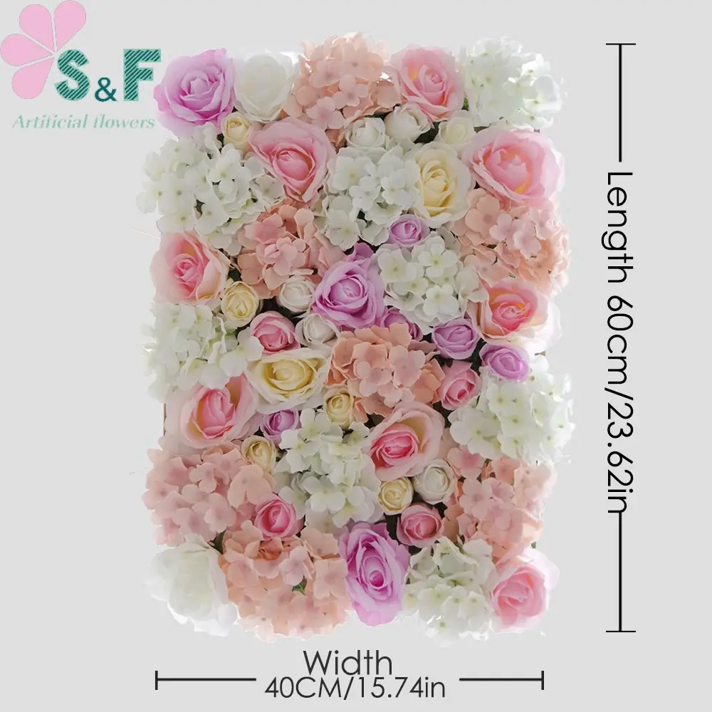 2 шт./лот бесплатная доставка искусственный цветок на стену свадебный фон