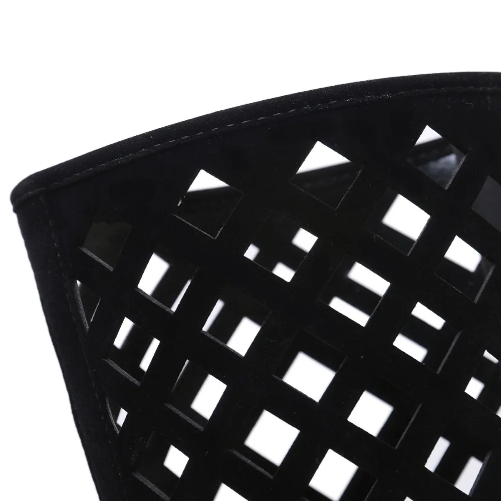 Женские сапоги до середины икры однотонные черные фланелевые на высоком каблуке