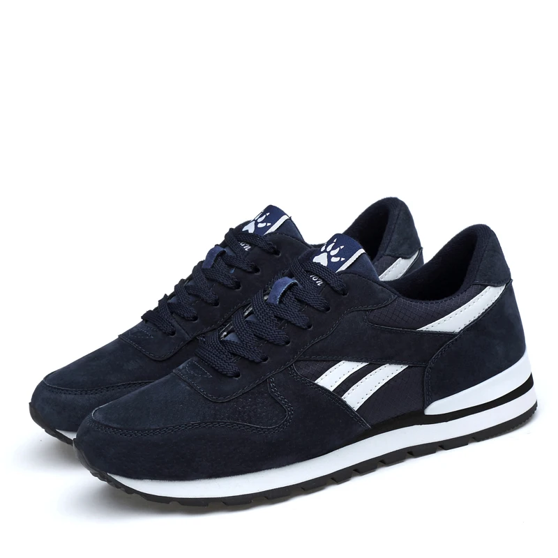 

MIUBU Quality Suede Breathable Shoes Fashion Non-Slip Comfortable Man Summer Mens Student Casual Lace Up Shoes Outdoor Flats