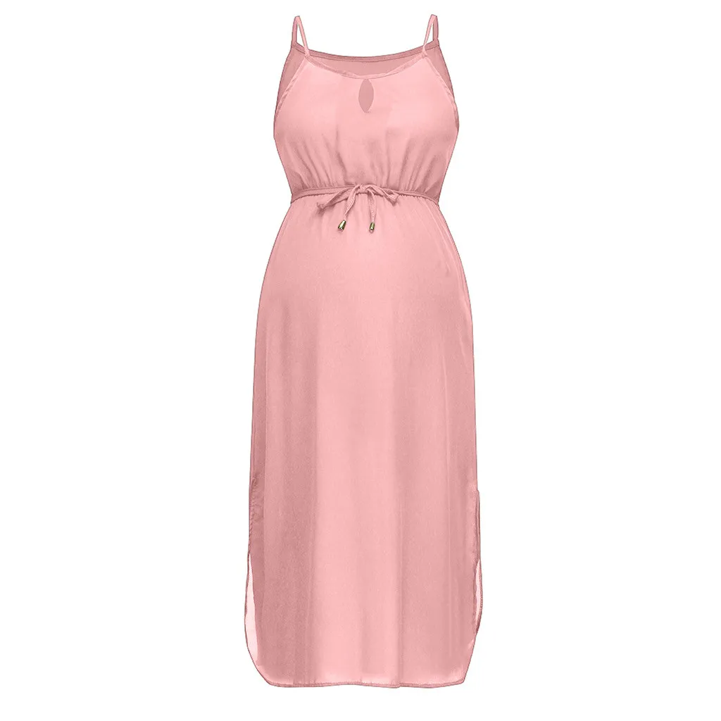 Женское платье без рукавов CHAMSGEND однотонное пляжное для беременных 19APR11 | Мать и