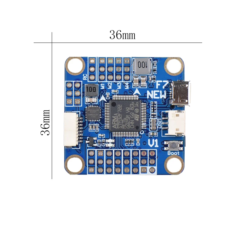 F722 F7 V1 FPV F4 управление полетом с OSD барометром для радиоуправляемого