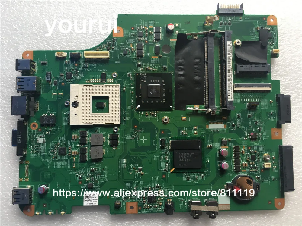 

Материнская плата yourui для Inspiron N5030 Series 91400 091400 DDR3 без видеокарты 478 DDR3
