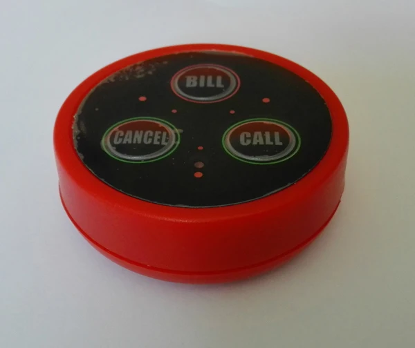 Кнопка вызова официанта беспроводной зуммер для ресторана любой логотип на